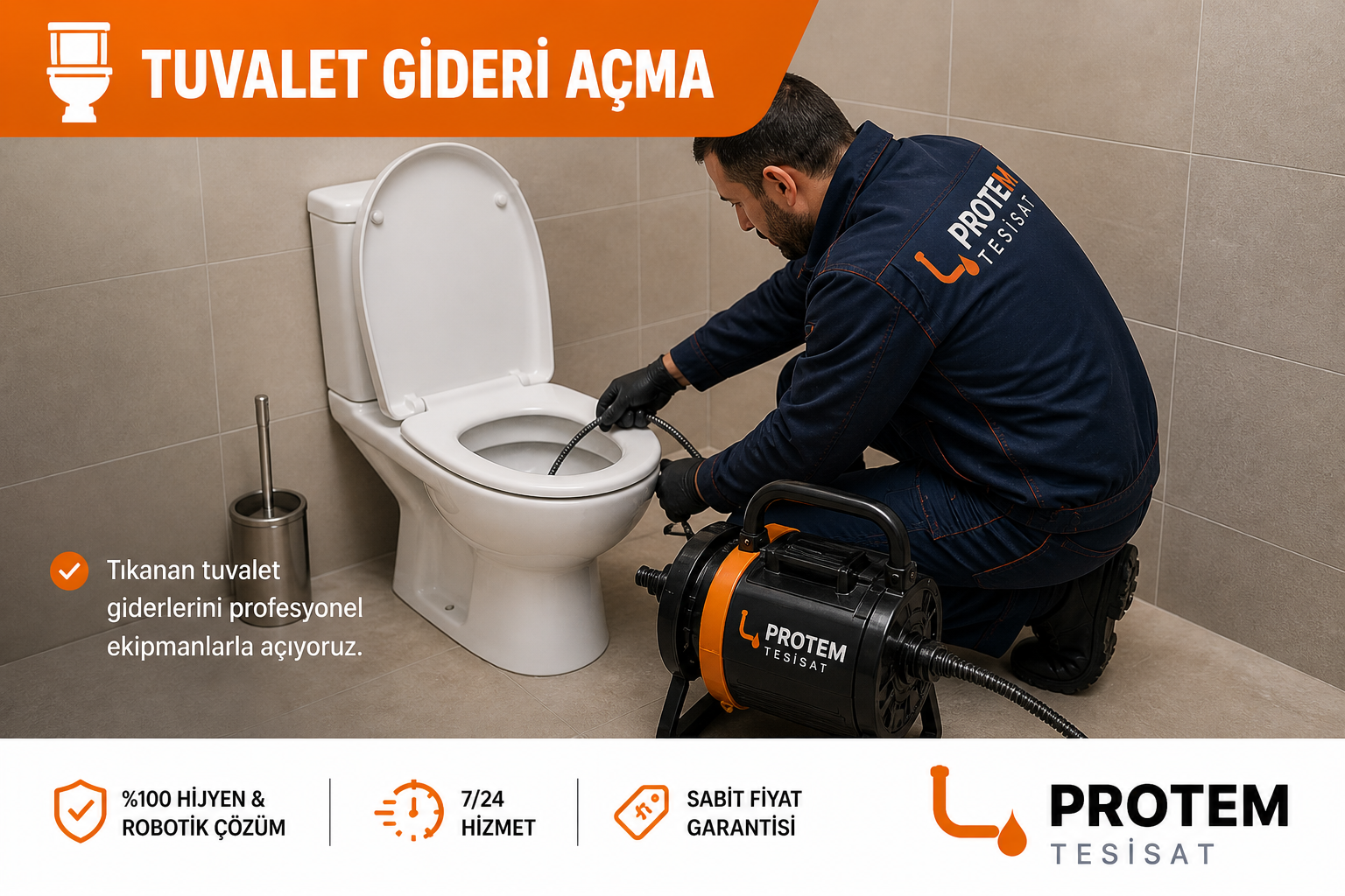 Tuvalet Gideri Açma